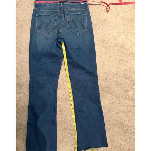 NWT MOTHER Insider Flood Jeans in We Got the Beat Straight Leg Mid Size 27 - Picture 7 of 7